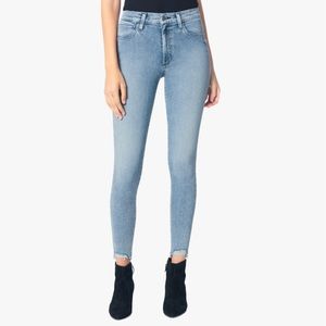 Joe’s The Charlie High-Rise Chewed Hems Skinny Ankle Women’s Jeans - 25
